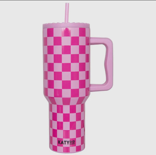 Pink Checkered