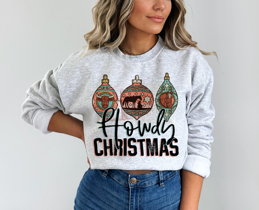 Howdy Christmas Crewneck or Shirt