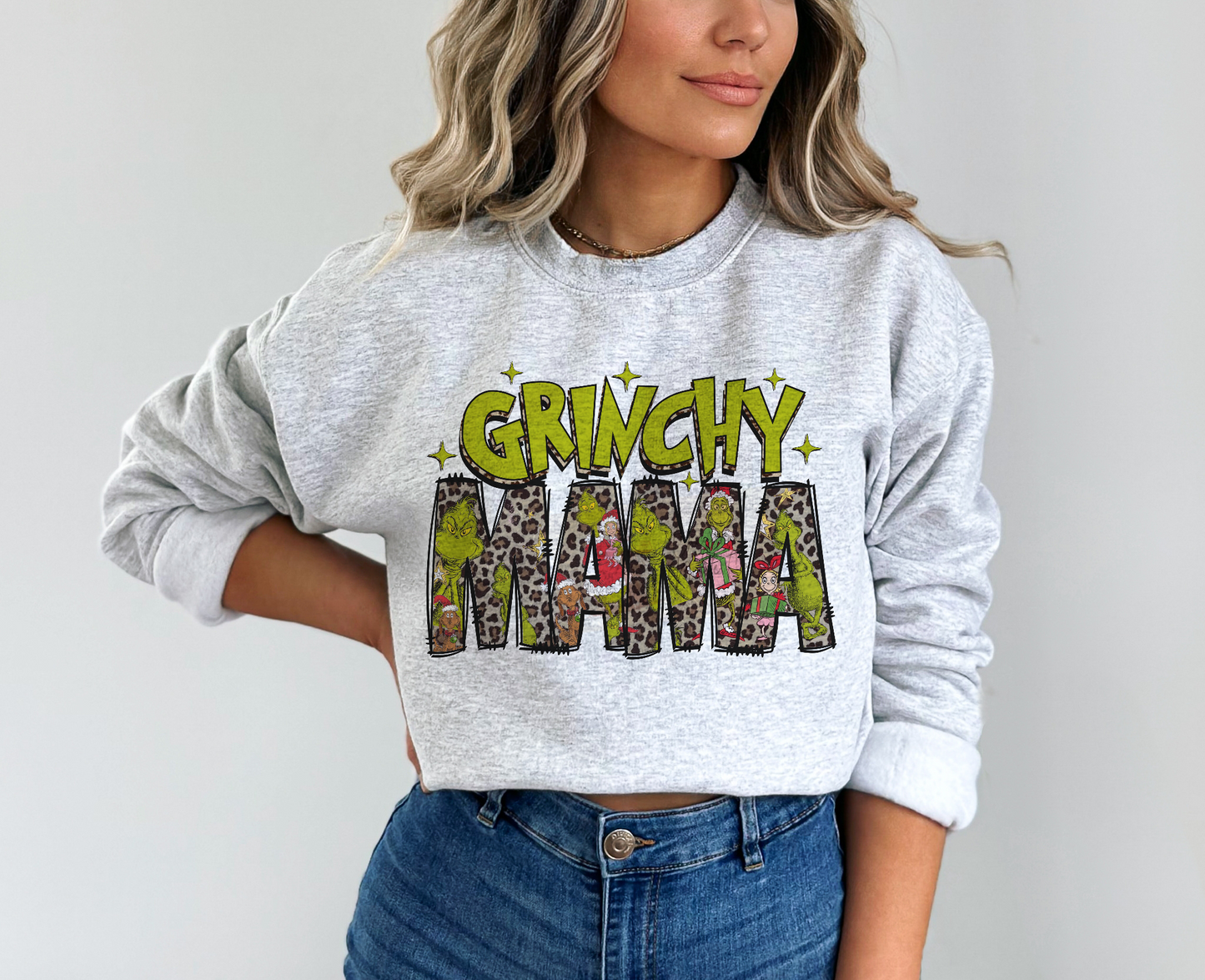 G rinchy Mom Crewneck or Shirt