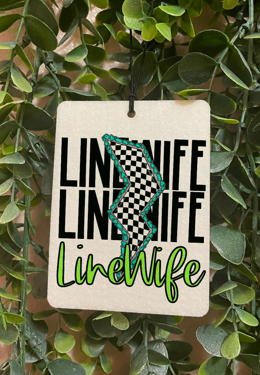 Linewife green Car Freshie