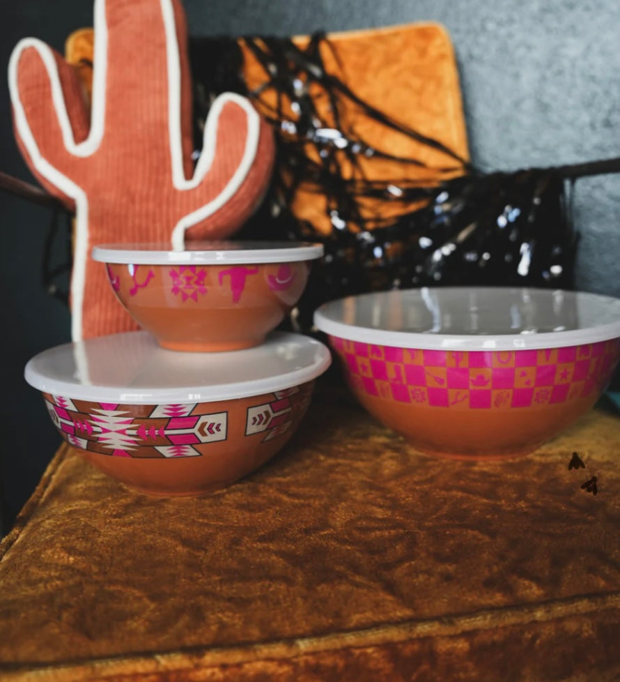 Fly Bowl Rust Set