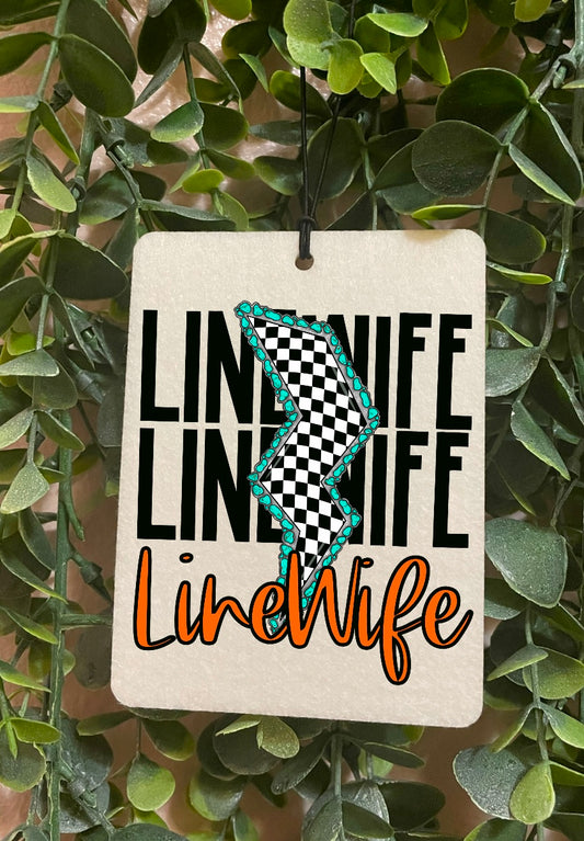 Linewife orange Car Freshie