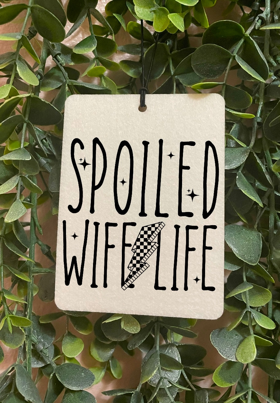 Spoiled wife life Car Freshie