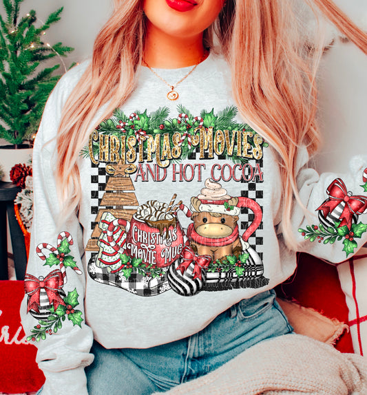 Christmas Movie Watching Crewneck