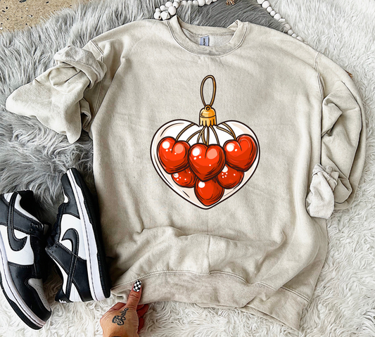 Cherry Heart Crewneck