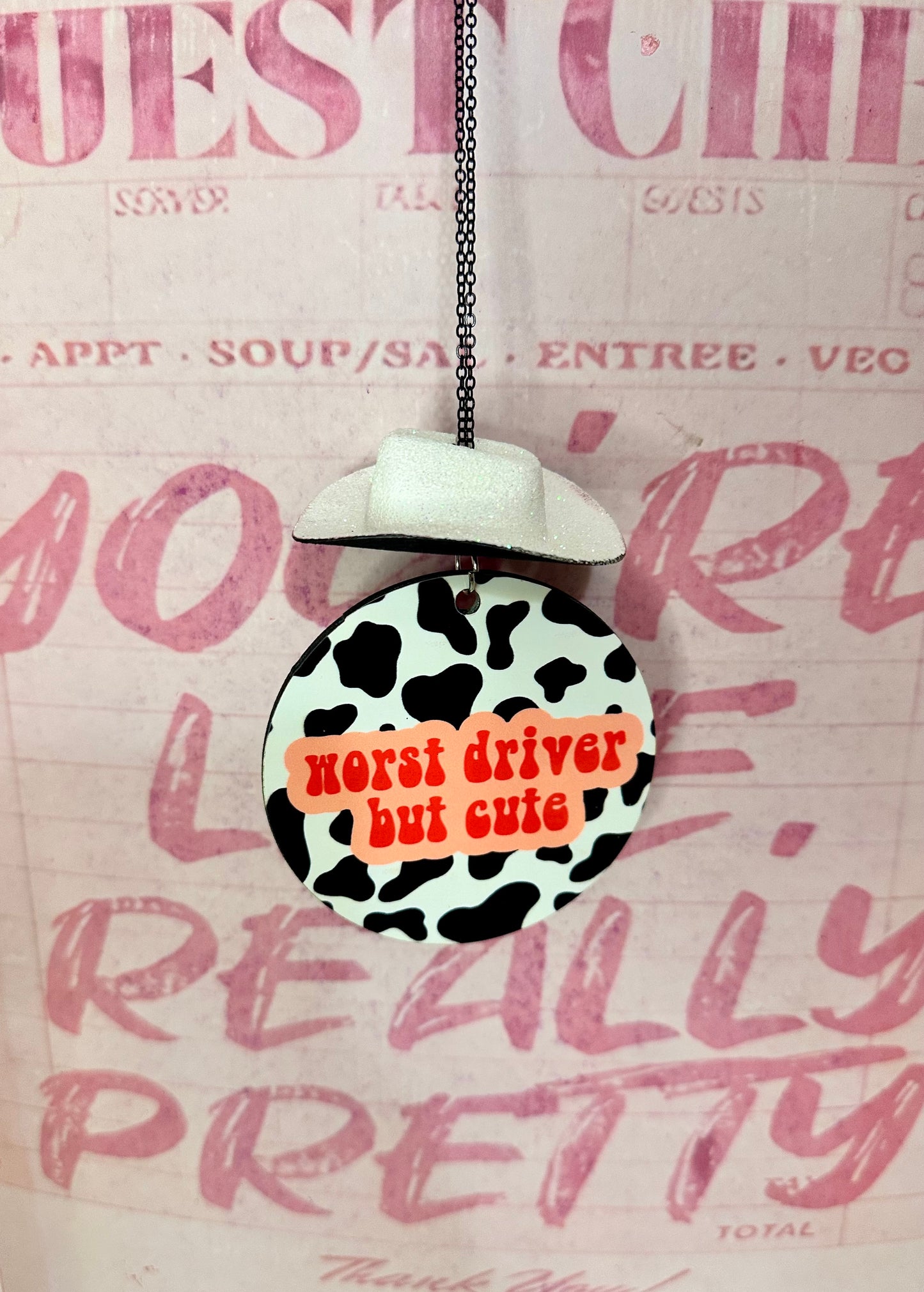 Worst Driver Car Charm