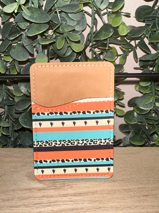 Western Stripes Phone Wallet