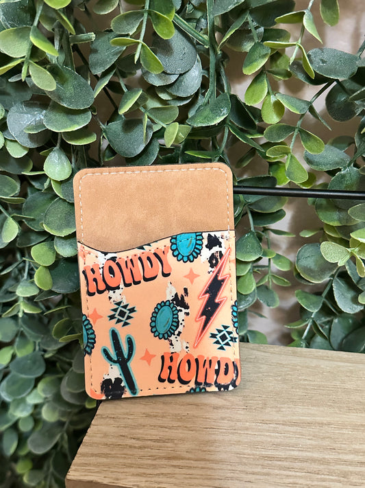 Pink Howdy Phone Wallet