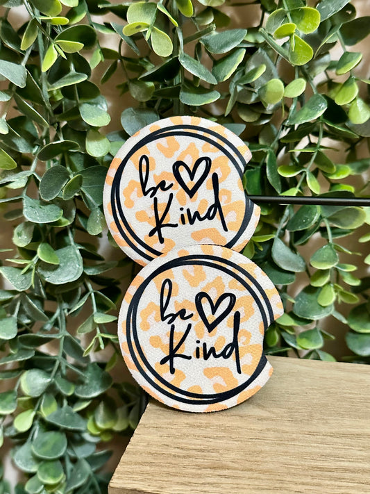 Be Kind Car Coasters