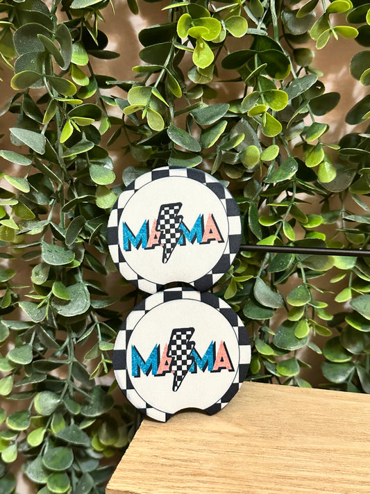 Mama Retro Car Coasters