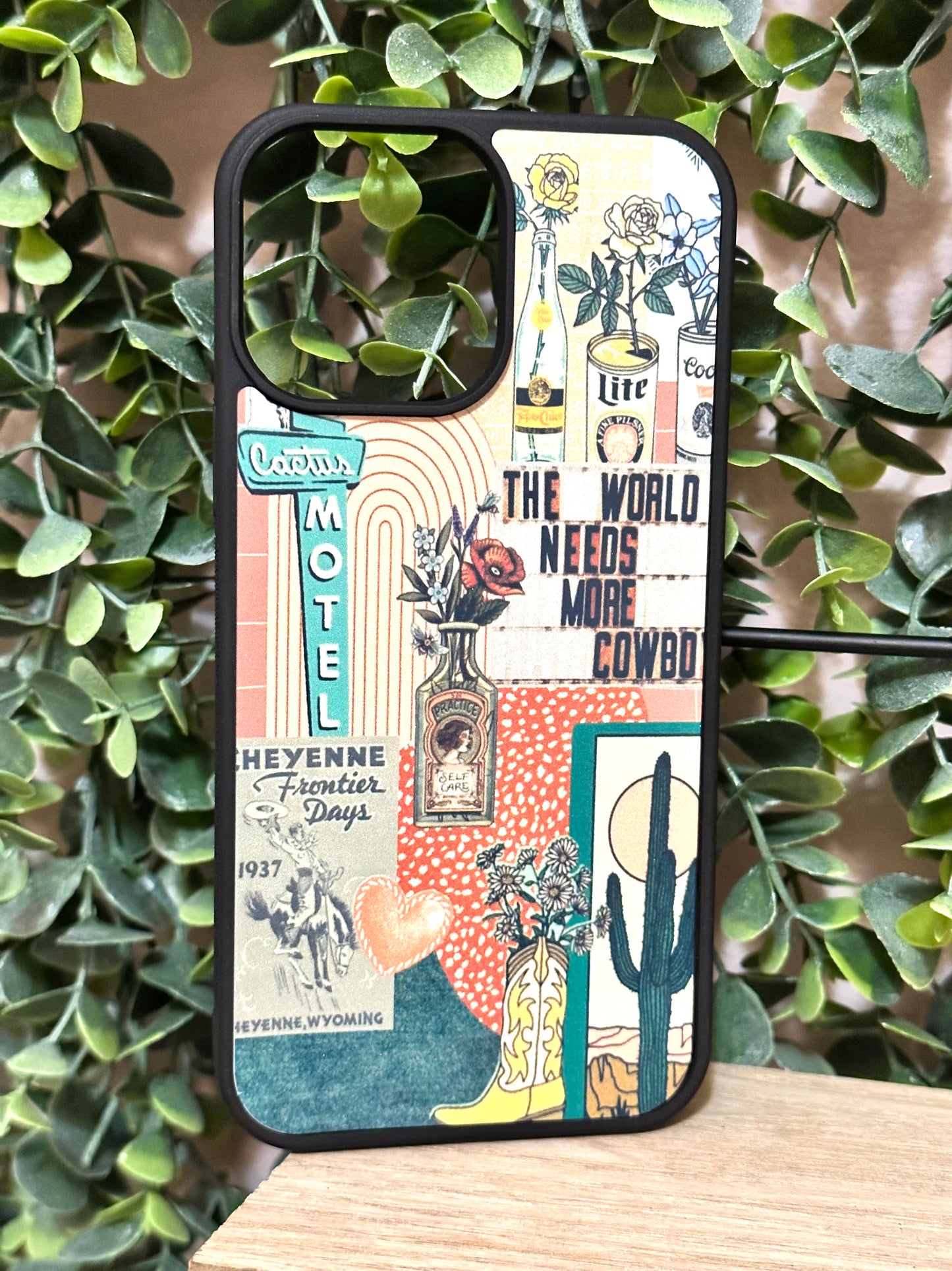 Vintage Western Collage Phone Case