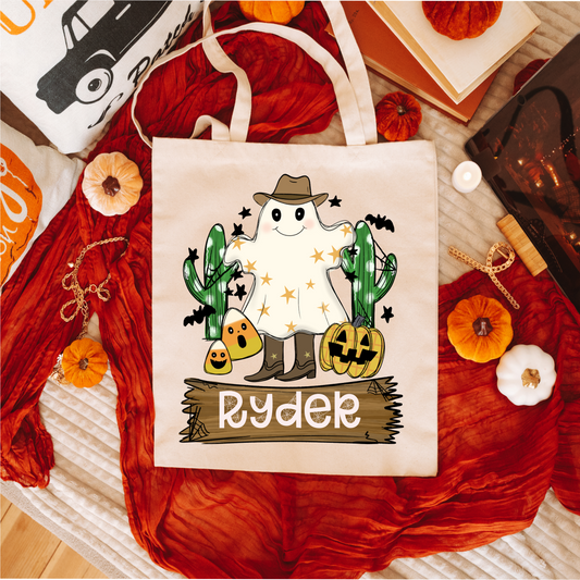 Trick or Treat Canvas Tote