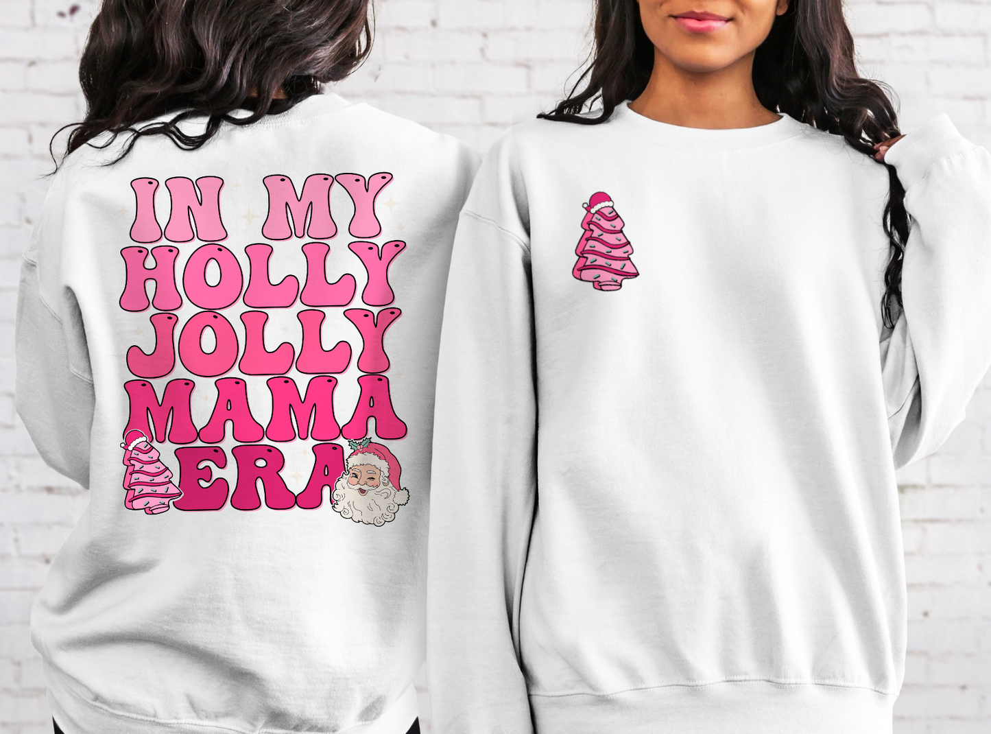 Holly Jolly Mom Era Crewneck