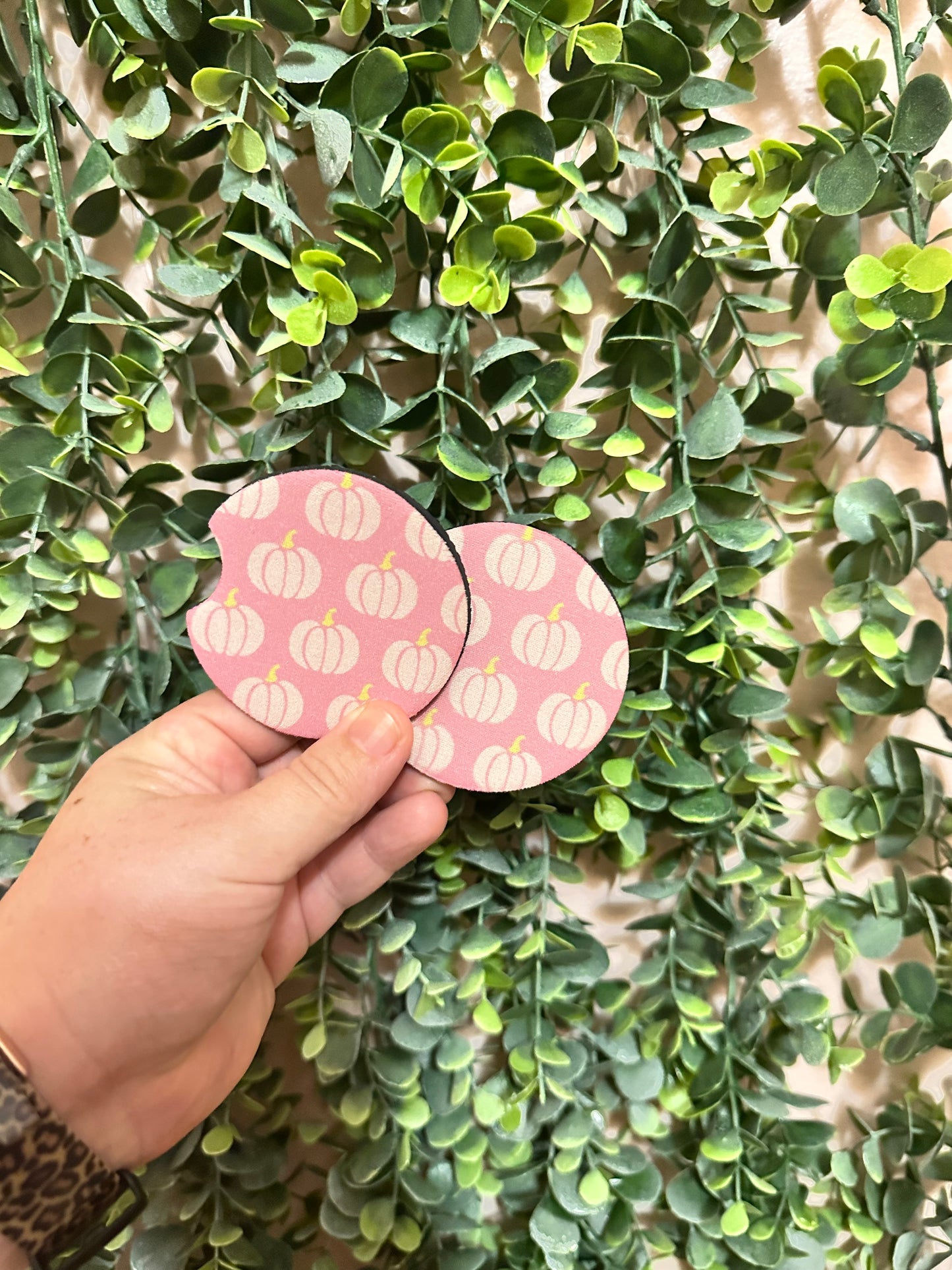 Pumpkin Car Coasters