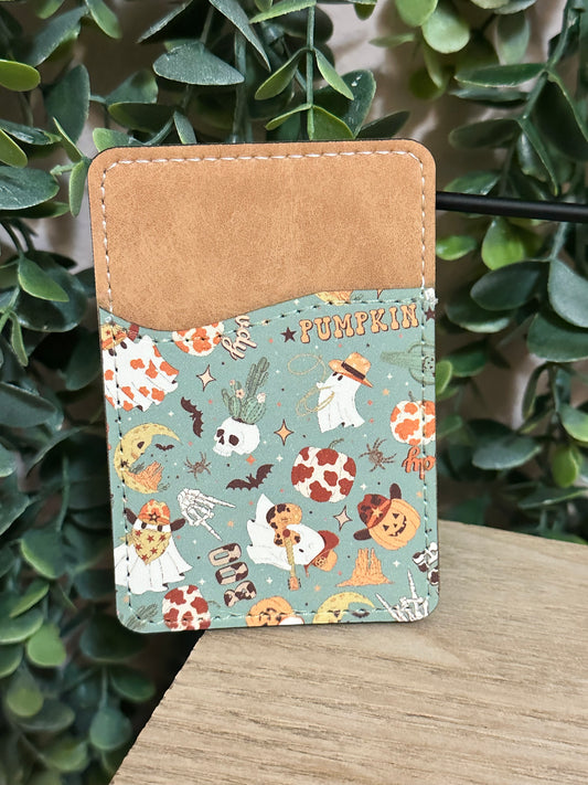 Western Halloween Mashup Phone Wallet