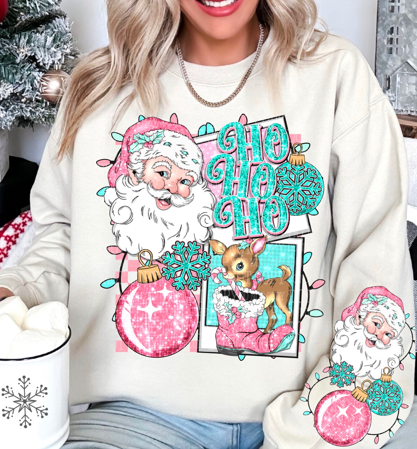 Santa Ho Ho Ho Crewneck