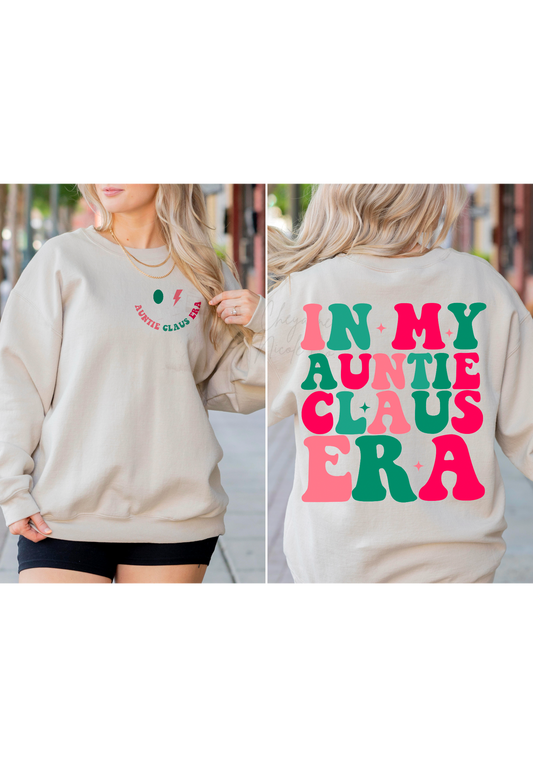 Auntie Claus Era Crewneck or Shirt