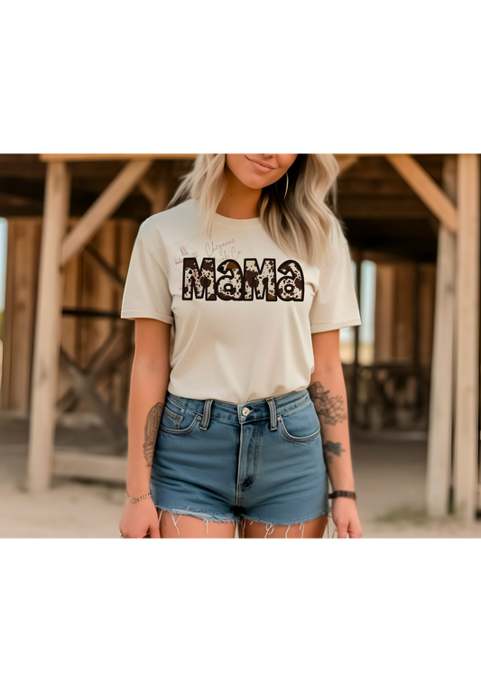 Mama Faux Embroidery Crewneck or Shirt