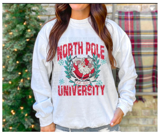 North Pole University Crewneck