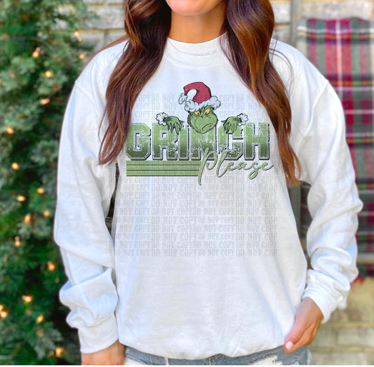 G rinch Please Crewneck