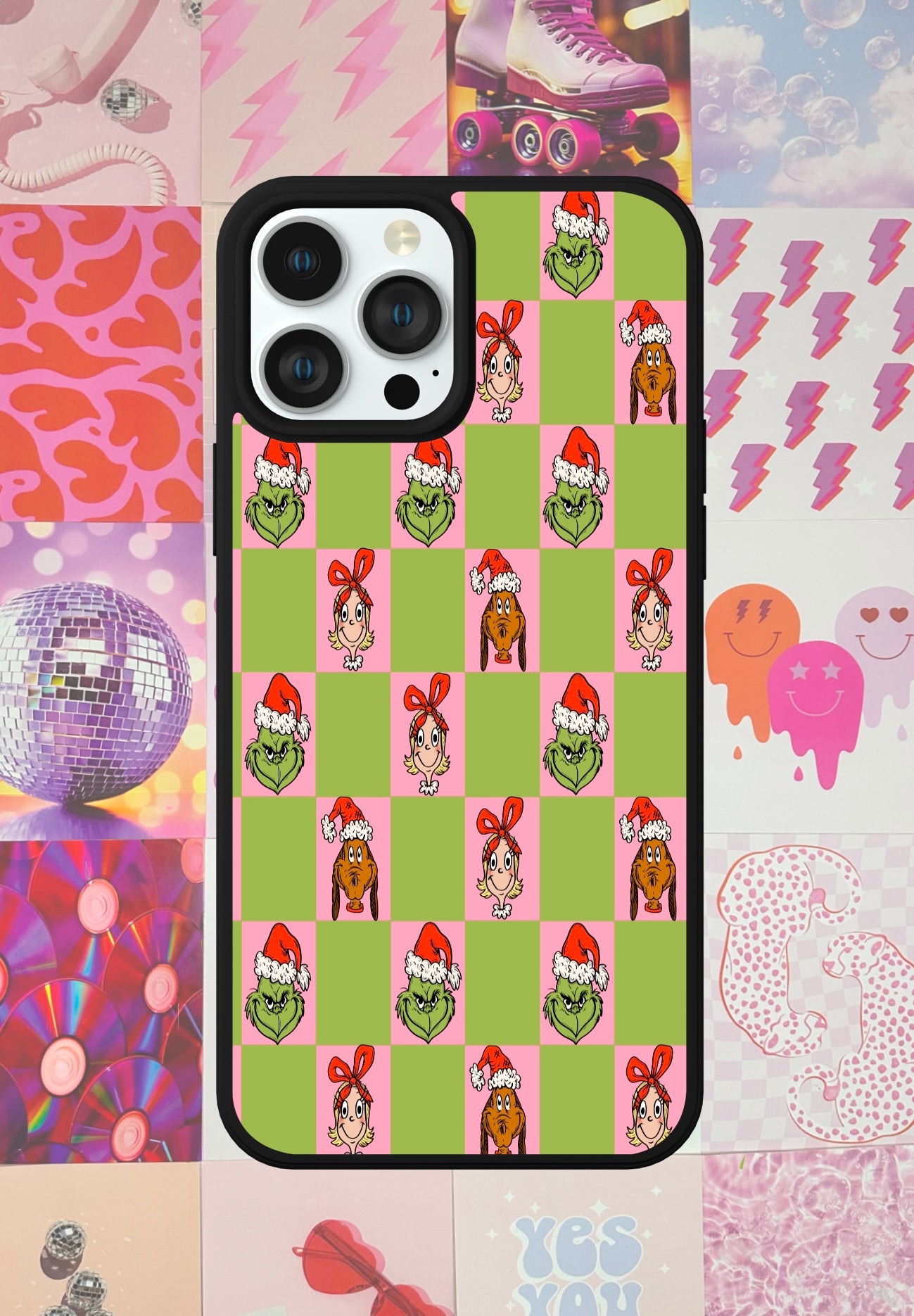 Checkered Pink Phone Case