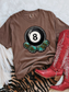 Turquoise 8Ball Comfort Colors Graphic Tee