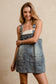 BiBi Washed Adjustable Strap Denim Overall Dress