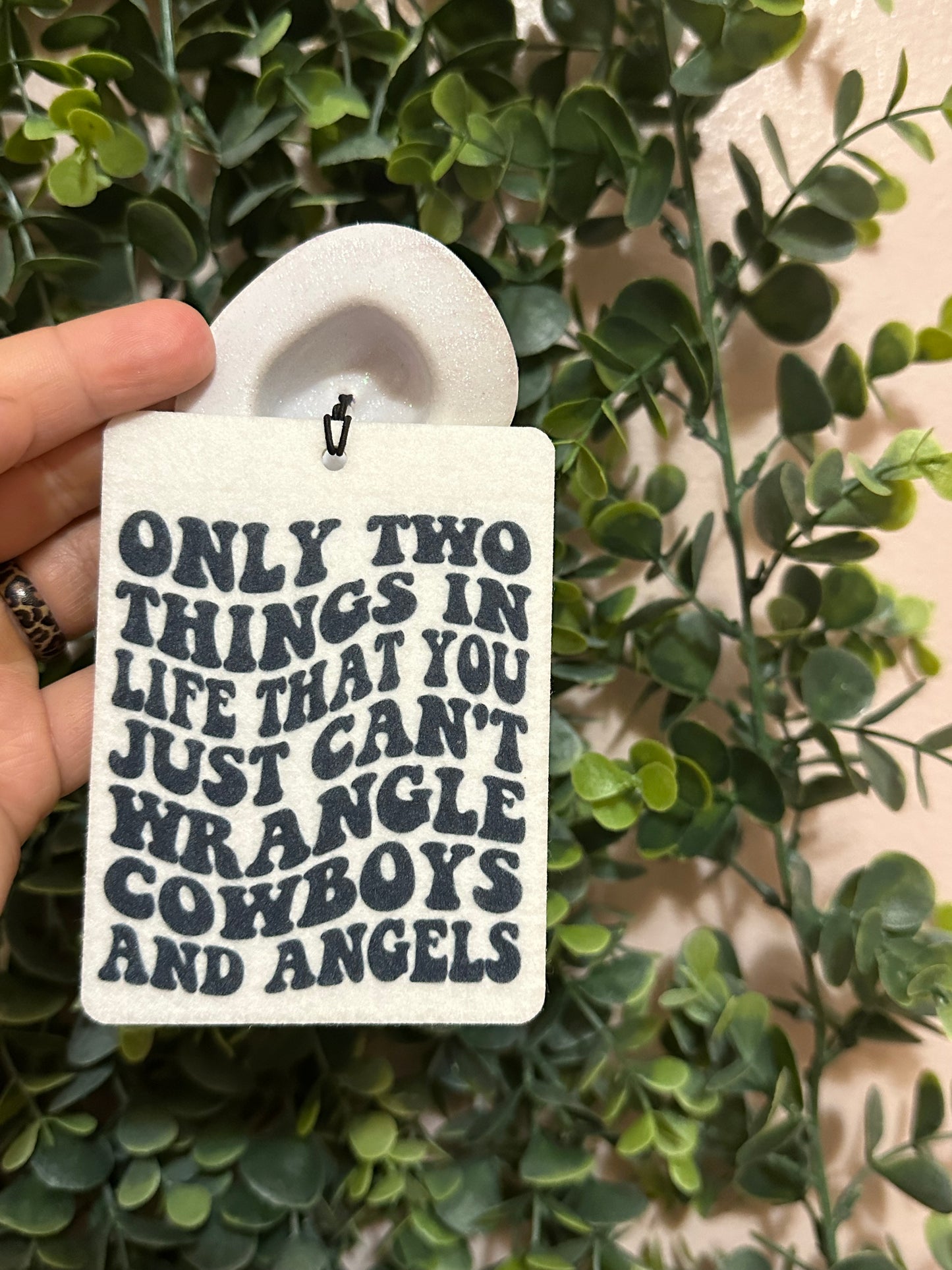 Cowboys & Angels Cowboy Hat Car Freshie