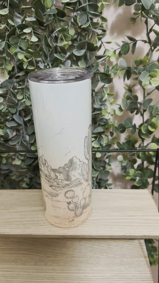 Boho Cactus Tumbler