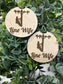 Wooden LineWife Car Coasters