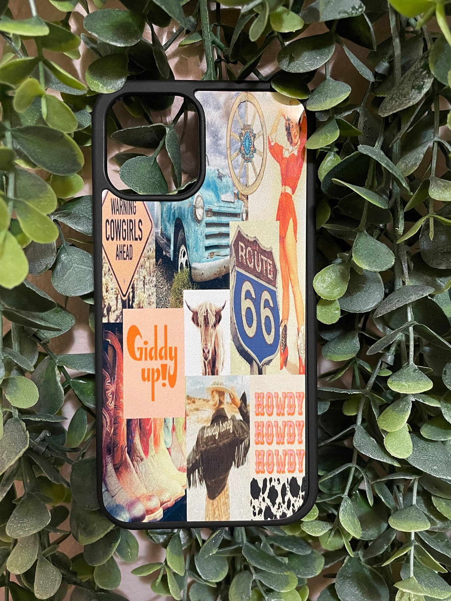 Western Collage Phone Case