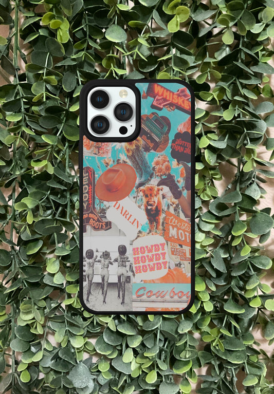 Western Collage Phone Case